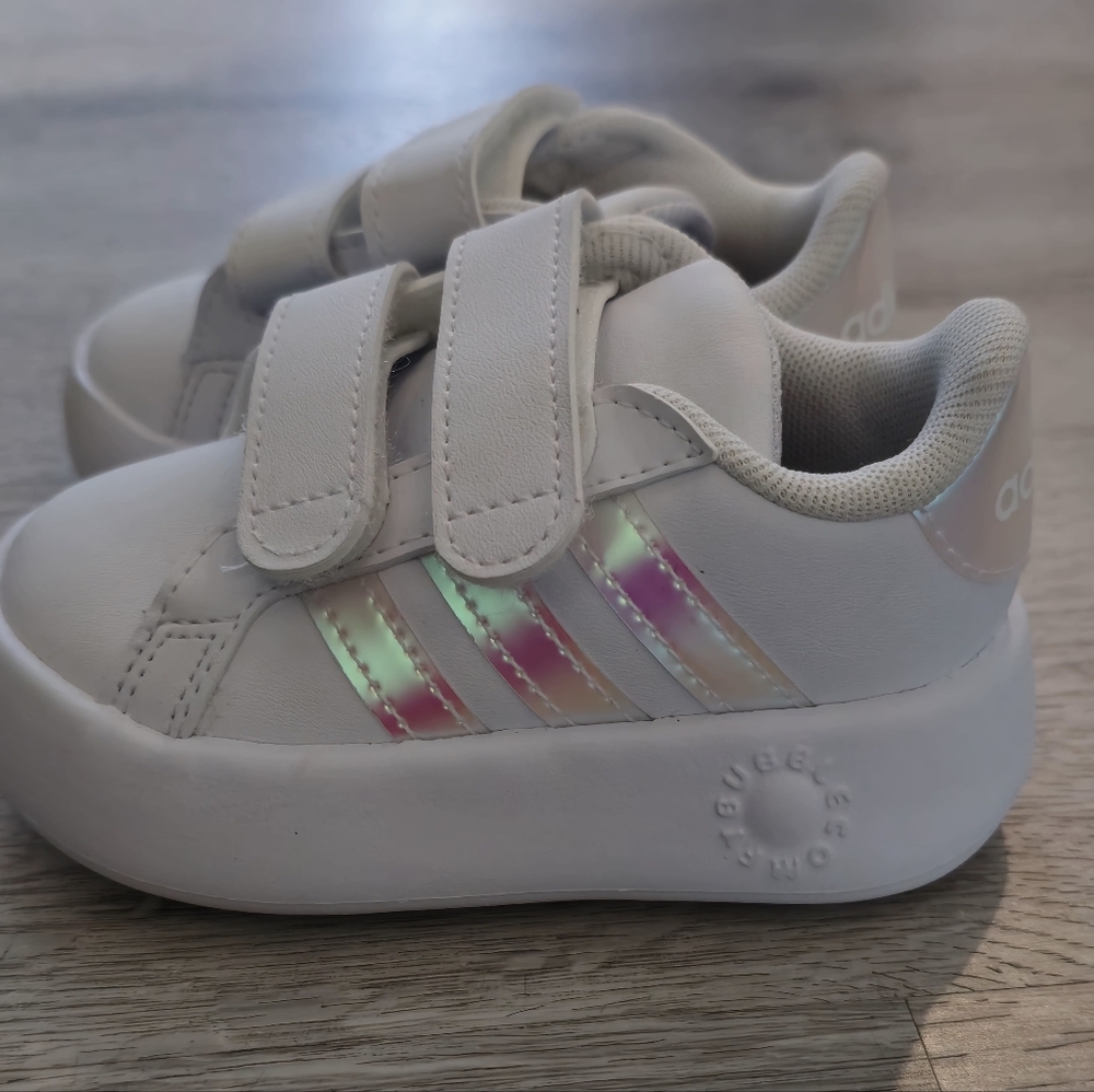 Adidas Toddler Kids' Grand Court 2.0 Tennis Shoes Size 5